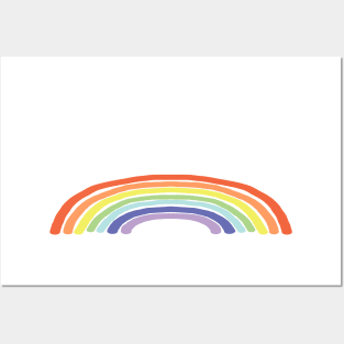 Low Wide Pale Rainbows Posters and Art